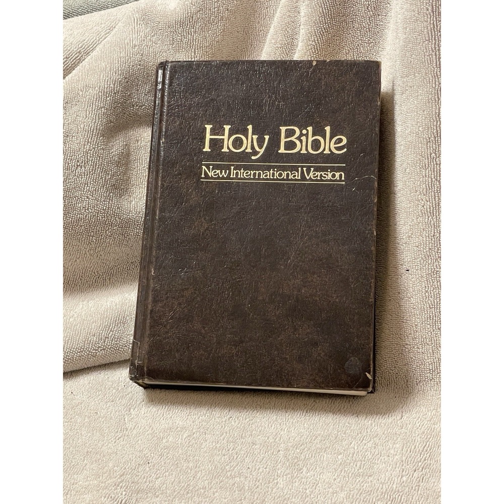 Holy Bible New International Version 1978‎ Hardcover Black Vintage